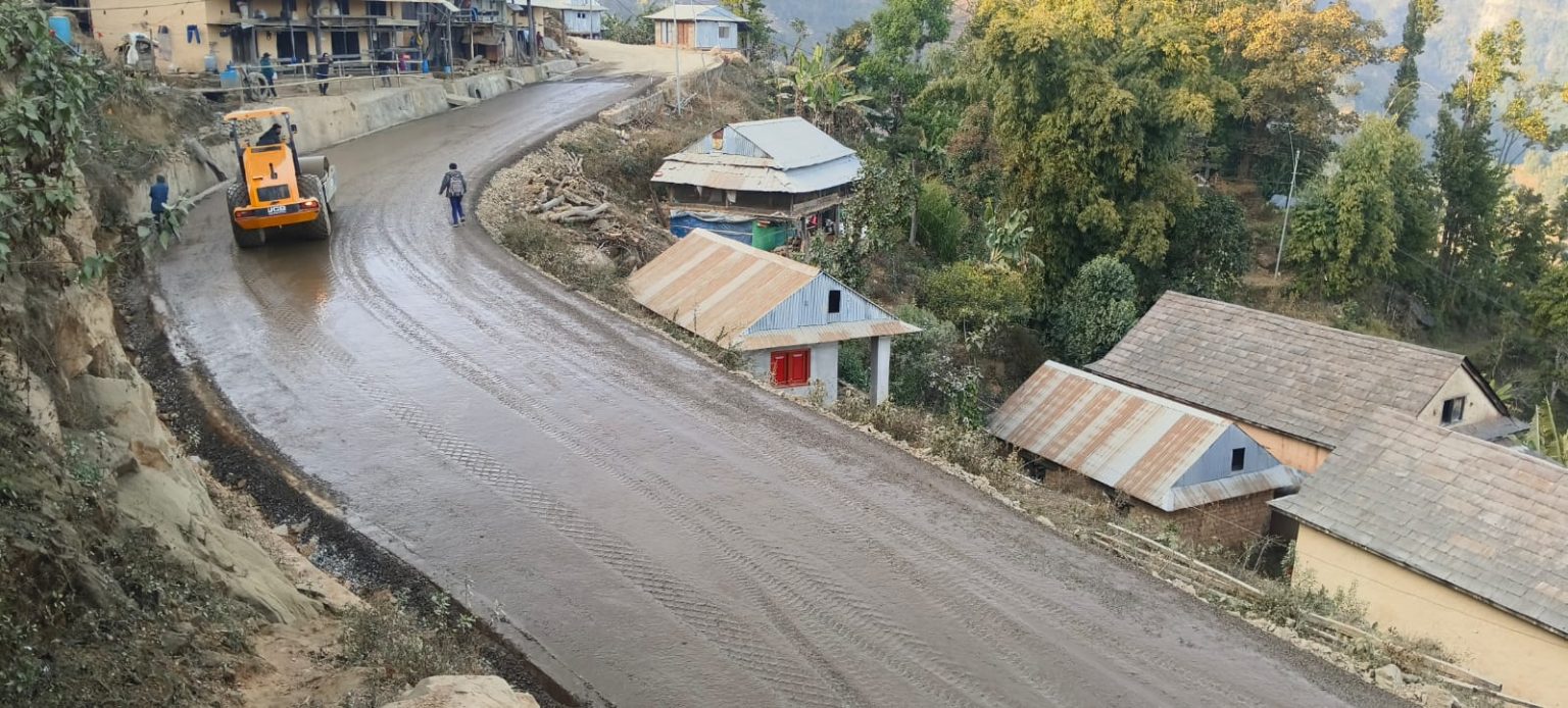 तीब्र गतिमा निर्माण हुँदै जनमुक्ति मार्ग, समृद्धितर्फ उन्मुख काभ्रेको डाँडापारि